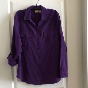 Chicos size 2 purple blouse